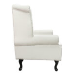 ΠΟΛΥΘΡΟΝΑ-ΜΠΕΡΖΕΡΑ T.CHESTERFIELD POLINA HM0053.02 PU ΛΕΥΚΟ ΜΑΤ 83x75x107Yεκ. - Image 4