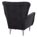 ΠΟΛΥΘΡΟΝΑ ΜΠΕΡΖΕΡΑ Τ. CHESTERFIELD ΣΕ ΧΡΩΜΑ ΜΑΥΡΟ HM9217.01 87x88x100 εκ. - Image 5