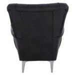 ΠΟΛΥΘΡΟΝΑ ΜΠΕΡΖΕΡΑ Τ. CHESTERFIELD ΣΕ ΧΡΩΜΑ ΜΑΥΡΟ HM9217.01 87x88x100 εκ. - Image 6
