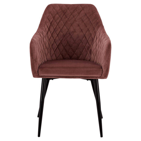 ΠΟΛΥΘΡΟΝΑΚΙ CHARLES HM8522.02 ΜΕ ΒΕΛΟΥΔΟ ΣΑΠΙΟ ΜΗΛΟ 52x60x89Υ εκ. - Image 3