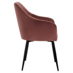 ΠΟΛΥΘΡΟΝΑΚΙ CHARLES HM8522.02 ΜΕ ΒΕΛΟΥΔΟ ΣΑΠΙΟ ΜΗΛΟ 52x60x89Υ εκ. - Image 4