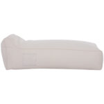 ΠΟΥΦ ΞΑΠΛΩΣΤΡΑ WADELIN HM5774.11 ΜΕ TEXTILINE ΛΕΥΚΟ 190x80x40-60Υ εκ. - Image 3