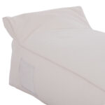 ΠΟΥΦ ΞΑΠΛΩΣΤΡΑ WADELIN HM5774.11 ΜΕ TEXTILINE ΛΕΥΚΟ 190x80x40-60Υ εκ. - Image 5