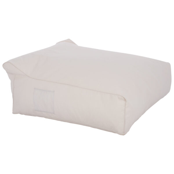 ΠΟΥΦ YAMIN 2ΑΤΟΜΩΝ ΜΕ TEXTILENE 600gr/m2 2X1 ΛΕΥΚΟ HM5773.11 140x140x40-60Υεκ. - Image 3
