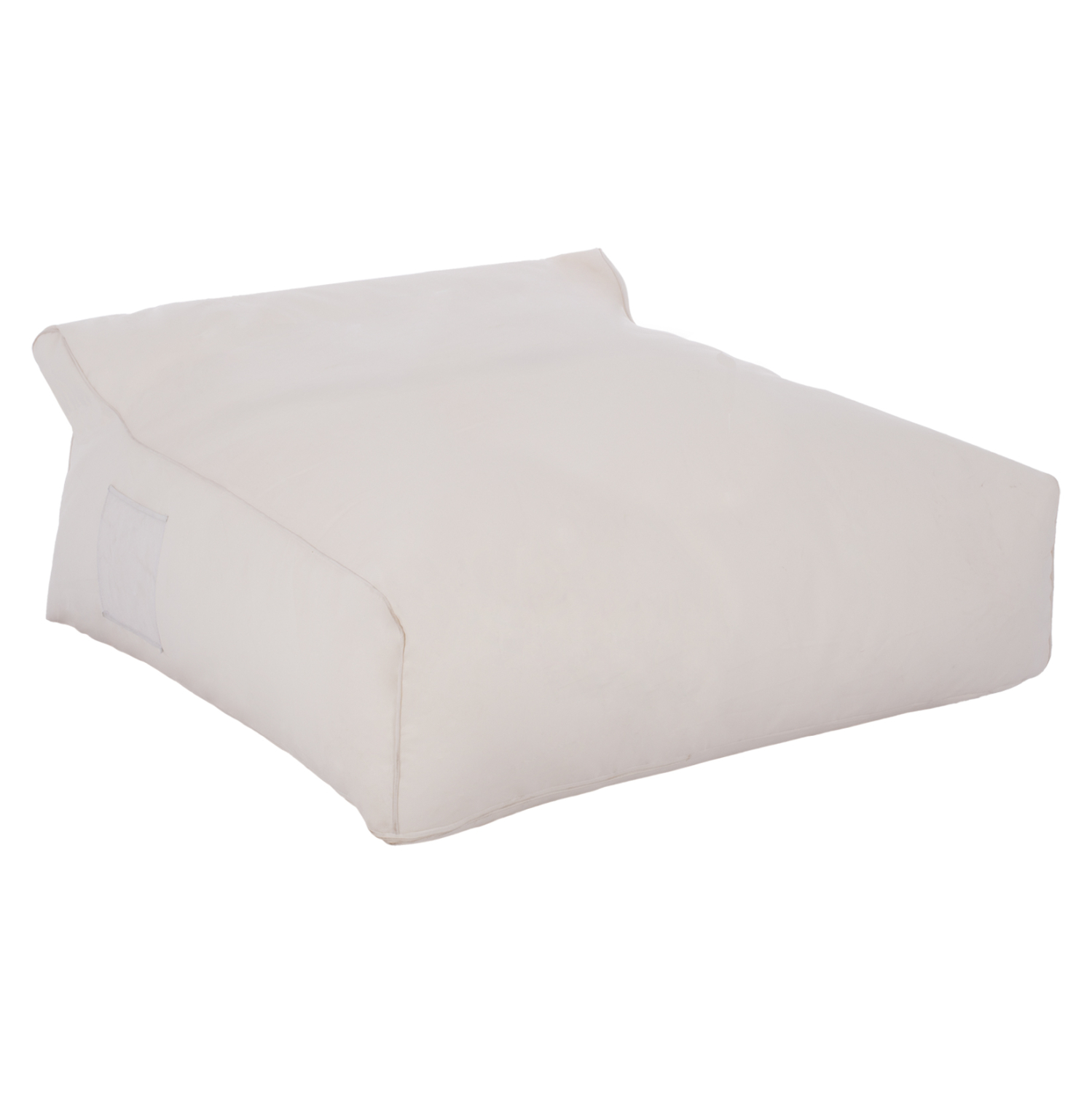 HM5773.11 ΠΟΥΦ YAMIN 2ΑΤΟΜΩΝ ΜΕ TEXTILENE 600gr/m2 2X1 ΛΕΥΚΟ HM5773.11 140x140x40-60Υεκ. - Image 1