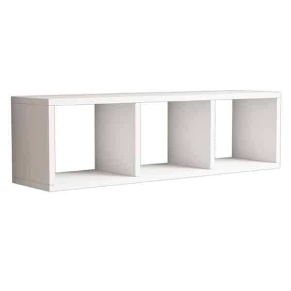 ΡΑΦΙΕΡΑ ΤΟΙΧΟΥ ΜΕΛΑΜΙΝΗΣ ΛΕΥΚΗ HM9228.11 90x22x25,6Υ εκ. - Image 4