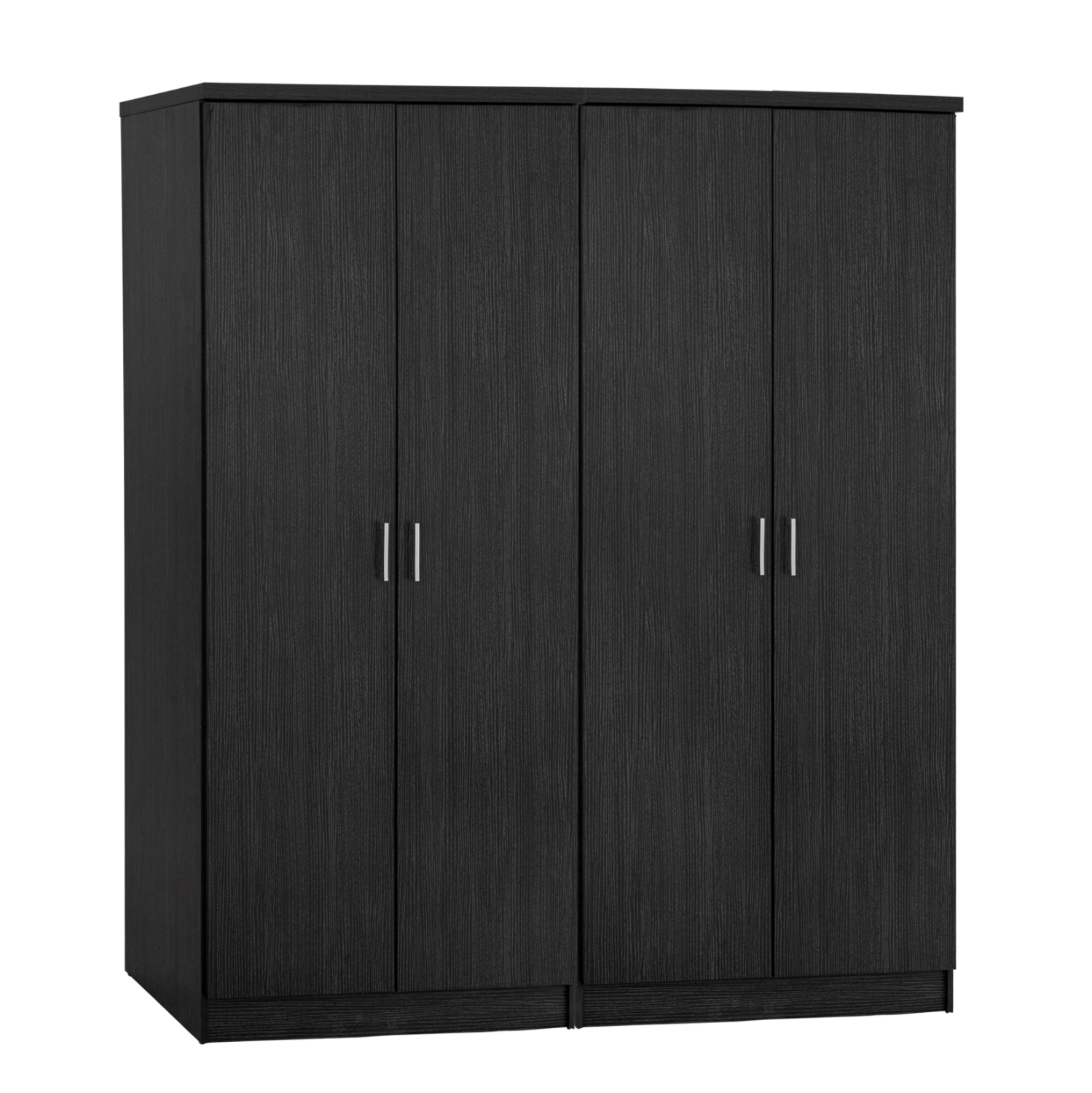 HM368.01 X2 ΣΕΤ 2 ΤΜΧ ΝΤΟΥΛΑΠΑ 4ΦΥΛΛΗ ZEBRANO 160X42X181 HM11350.01 - Image 1