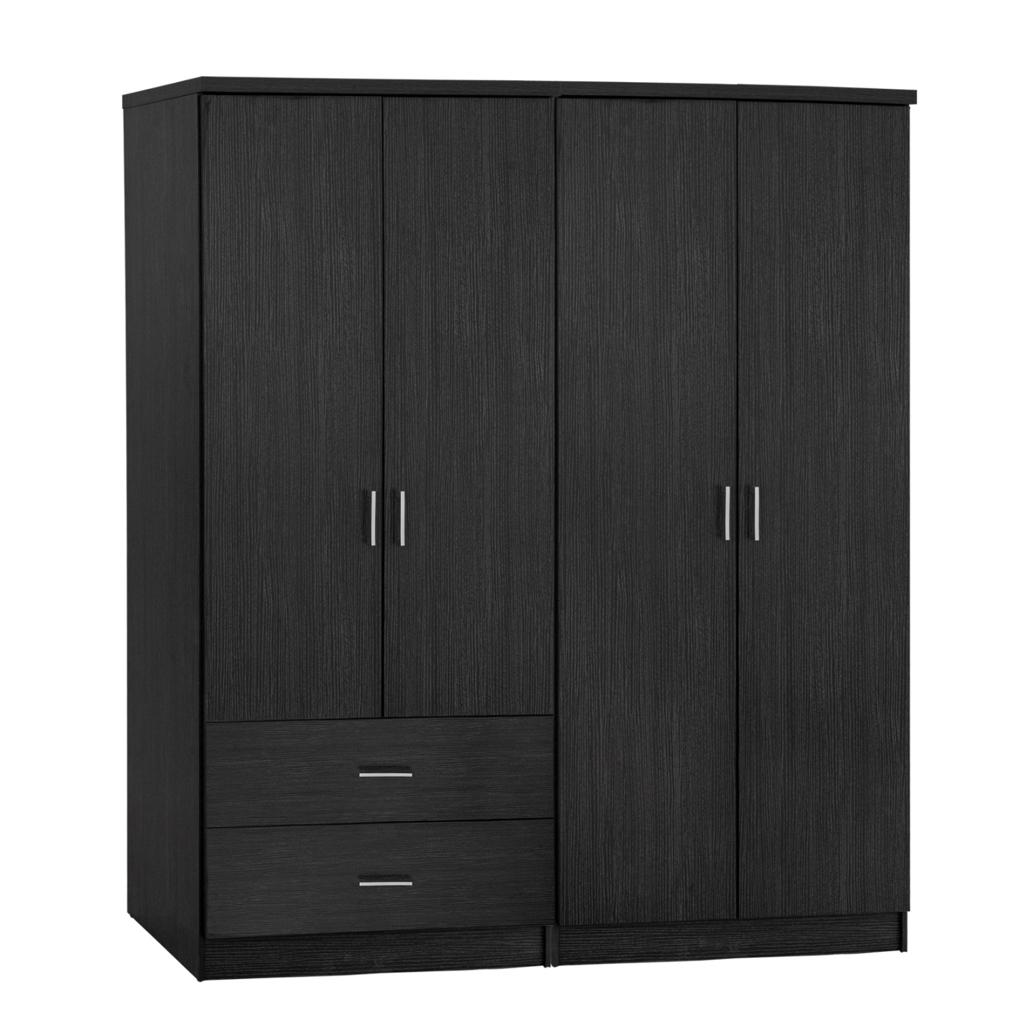 HM338.01 + HM368.01 ΣΕΤ 2 ΤΜΧ ΝΤΟΥΛΑΠΑ 4ΦΥΛΛΗ ZEBRANO 160X42X181 HM11351.01 - Image 1