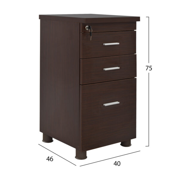 ΣΕΤ ΓΡΑΦΕΙΟΥ 3ΤΜΧ ΣΕ ΧΡΩΜΑ WENGE HM10203.02L - Image 4