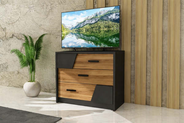 Σετ Κρεβατοκάμαρας 5 τεμαχίων Vario για Στρώμα 160/200,  164 x 204 x 80 εκ.  Genomax - Image 4