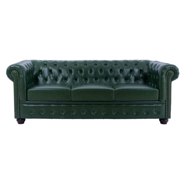 ΣΕΤ ΣΑΛΟΝΙ 3ΤΜΧ MOBAR HM10912.08 PU ΔΕΡΜΑ Τ.CHESTERFIELD ΚΥΠΑΡΙΣΣΙ - Image 5