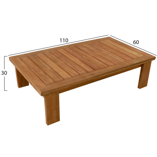 ΣΕΤ ΣΑΛΟΝΙ LOUNGE 4ΤΜΧ MIREX HM6521 ΞΥΛΟ ΑΚΑΚΙΑΣ--ΠΟΛΥΕΣΤΕΡΙΚΑ ΜΑΞΙΛΑΡΙΑ ΕΚΡΟΥ - Image 4