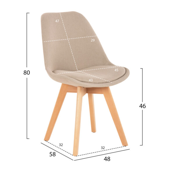 ΣΕΤ ΤΡΑΠΕΖΑΡΙΑΣ 5ΤΜΧ PALOMA HM10382 MDF TOP ΣΕ SONAMA--ΜΠΕΖ ΚΑΡΕΚΛΕΣ - Image 3