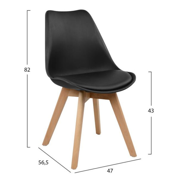 ΣΕΤ ΤΡΑΠΕΖΑΡΙΑΣ 5ΤΜΧ HM10350.01 ΤΡΑΠΕΖΙ 120x70x76,5 cm & ΚΑΡΕΚΛΕΣ VEGAS - Image 3