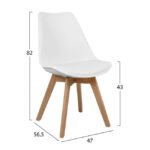 ΣΕΤ ΤΡΑΠΕΖΑΡΙΑΣ 5ΤΜΧ HM10350.02 ΤΡΑΠΕΖΙ 120x70x76,5 cm & ΚΑΡΕΚΛΕΣ VEGAS - Image 3