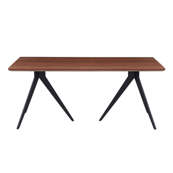 ΣΕΤ ΤΡΑΠΕΖΑΡΙΑΣ 7ΤΜΧ GAFF HM10935.03 MDF TOP ΚΑΡΥΔΙ--ΥΦΑΣΜΑ TAUPE & ΜΕΤΑΛΛΟ ΜΑΥΡΟ - Image 6