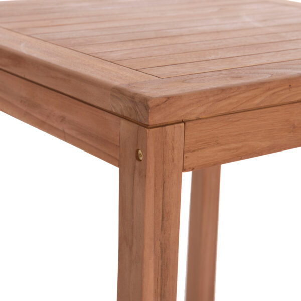ΣΕΤ ΤΡΑΠΕΖΙ ΜΕ 2 ΣΚΑΜΠΟ ΜΠΑΡ BOLMAR HM10917 ΞΥΛΟ TEAK ΣΕ ΦΥΣΙΚΟ ΧΡΩΜΑ - Image 5