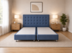 Σετ Κρεβατοκάμαρας Soft Line Blue, 3 τεμαχίων, Zeugma V-114 Grey ,180/200/110 εκ., All4home - Image 2