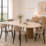 Σετ Τραπεζαρίας με 6 καρέκλες, Scandi ,180x90x75 εκ. All4home