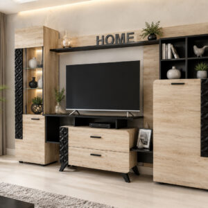 Σύνθετο Σαλονιού Nice, 222x43x185, Genomax