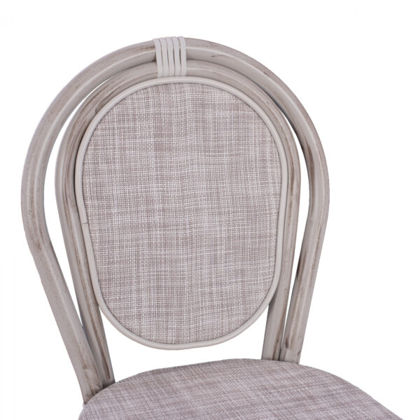 ΣΚΑΜΠΩ ΑΛΟΥΜΙΝΙΟΥ BAMBOO LOOK ΠΑΤΙΝΑ ΛΕΥΚΟ ΜΕ TEXTLINE HM5110 41x52x116 εκ. - Image 6