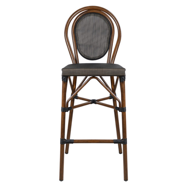 ΣΚΑΜΠΟ ΑΛΟΥΜΙΝΙΟΥ AZARIA HM5059 BAMBOO LOOK ΚΑΦΕ ΜΕ TEXTLINE 44x52x115Υεκ - Image 2