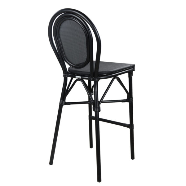 ΣΚΑΜΠΟ ΑΛΟΥΜΙΝΙΟΥ AZARIA HM5060 BAMBOO LOOK ΜΑΥΡΟ ΜΕ TEXTLINE 44x52x115Υεκ. - Image 4