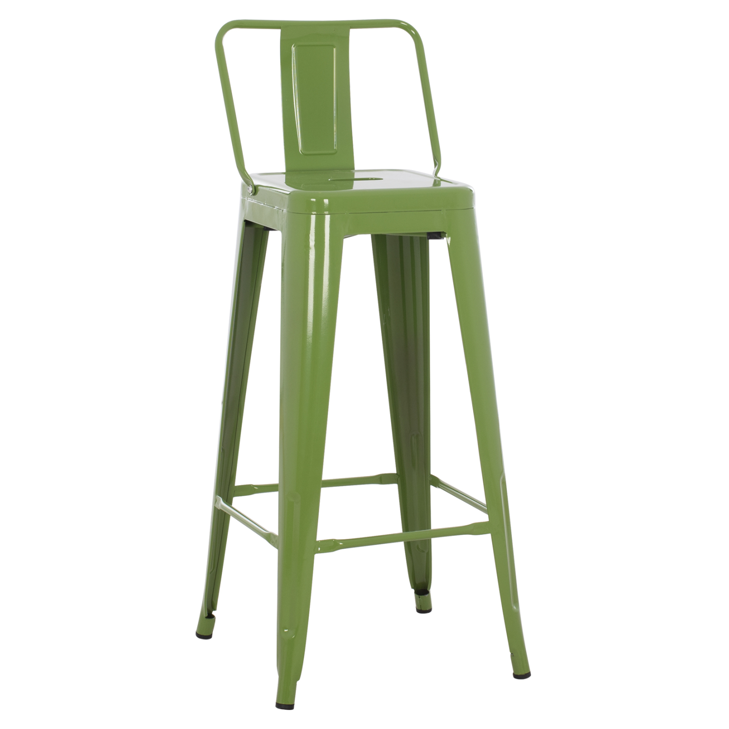 HM8643.13 ΣΚΑΜΠΟ BAR ΜΕΤΑΛΛΙΚΟ MELITA ME ΠΛΑΤΗ ΣΕ LIGHT OLIVE GREEN HM8643.13 43Χ43Χ100εκ. - Image 1
