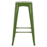 ΣΚΑΜΠΟ BAR ΜΕΤΑΛΛΙΚΟ MELITA ΣΕ LIGHT OLIVE GREEN HM8642.13 43x43x78 εκ. - Image 3