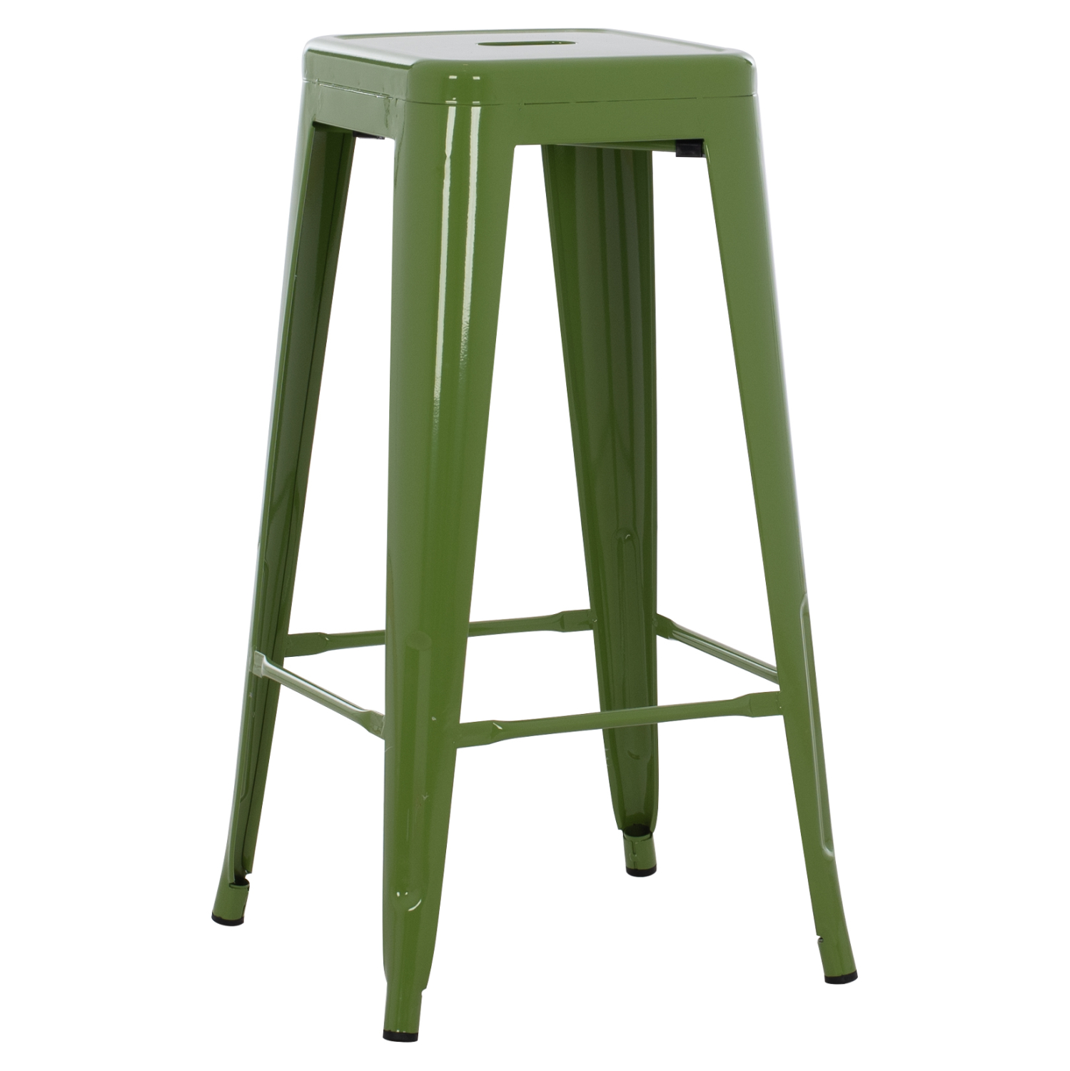 HM8642.13 ΣΚΑΜΠΟ BAR ΜΕΤΑΛΛΙΚΟ MELITA ΣΕ LIGHT OLIVE GREEN HM8642.13 43x43x78 εκ. - Image 1