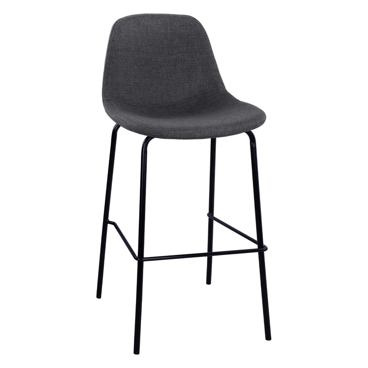 HM9298.10 ΣΚΑΜΠΟ VINCENT HM9298.10 ΜΕΣΑΙΟΥ ΥΨΟΥΣ ΓΚΡΙ ΜΕ ΜΕΤΑΛΛΙΚΑ ΠΟΔΙΑ 47x51x96 εκ. - Image 1
