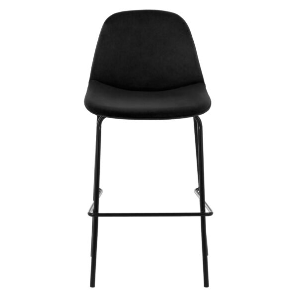 ΣΚΑΜΠΟ VINCENT HM9298.14 ΜΕΣΑΙΟΥ ΥΨΟΥΣ ΜΑΥΡΟ ΜΕ ΜΕΤΑΛΛΙΚΑ ΠΟΔΙΑ 47x51x96 εκ. - Image 3