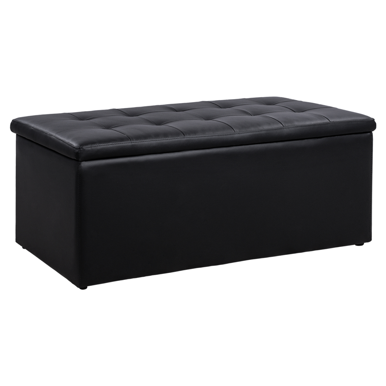 HM223.01 ΣΚΑΜΠΟ PU ΜΕ ΑΠΟΘΗΚΕΥΤΙΚΟ ΧΩΡΟ TRISCUBE ΜΑΥΡΟ HM223.01 121x51.5x50Υ εκ. - Image 1