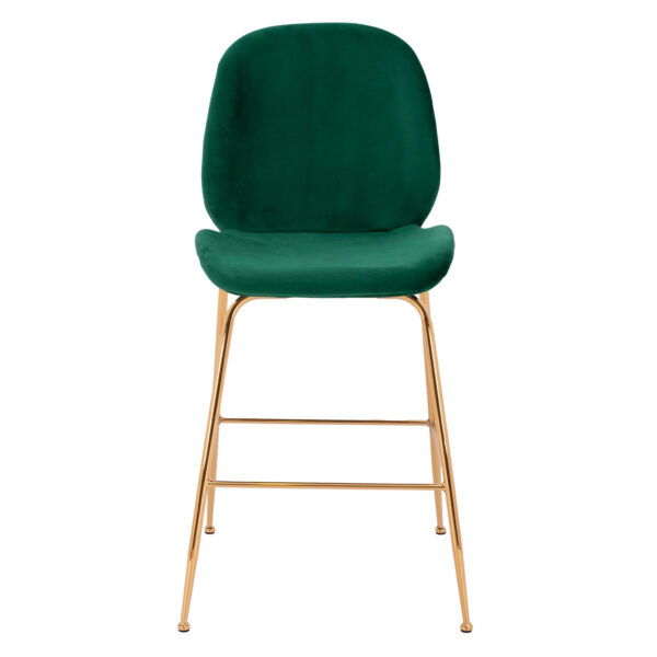 ΣΚΑΜΠΟ ΜΕΣΑΙΟΥ ΥΨΟΥΣ NORA HM8524.03 ΒΕΛΟΥΔΟ ΚΥΠΑΡΙΣΣΙ & ΧΡΥΣΟ ΜΕΤΑΛΛΙΚΟ ΣΚΕΛΕΤΟ 52x61.5x103 εκ. - Image 3