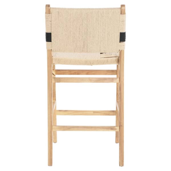 ΣΚΑΜΠΟ ΜΕΣΑΙΟΥ ΥΨΟΥΣ HM9325.01 RUBBERWOOD & ΣΧΟΙΝΙ-ΦΥΣΙΚΟ RUSTIC 45x46x95Υεκ. - Image 6