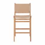 ΣΚΑΜΠΟ ΜΕΣΑΙΟΥ ΥΨΟΥΣ HM9332.01 RUBBERWOOD & ΣΧΟΙΝΙ- ΦΥΣΙΚΟ ΧΡΩΜΑ 45x46x95Υεκ. - Image 3