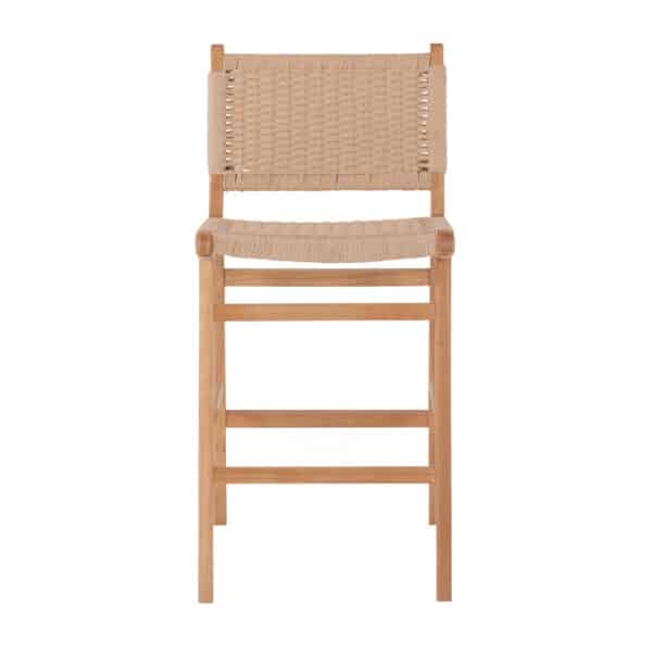ΣΚΑΜΠΟ ΜΕΣΑΙΟΥ ΥΨΟΥΣ HM9332.01 RUBBERWOOD & ΣΧΟΙΝΙ- ΦΥΣΙΚΟ ΧΡΩΜΑ 45x46x95Υεκ. - Image 3