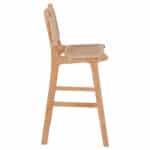 ΣΚΑΜΠΟ ΜΕΣΑΙΟΥ ΥΨΟΥΣ HM9332.01 RUBBERWOOD & ΣΧΟΙΝΙ- ΦΥΣΙΚΟ ΧΡΩΜΑ 45x46x95Υεκ. - Image 4