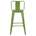 ΣΚΑΜΠΟ ΜΕΣΑΙΟΥ ΥΨΟΥΣ ΜΕΤΑΛΛΙΚΟ MELITA ΣΕ LIGHT OLIVE GREEN HM8574.13 42x42x98 εκ. - Image 6