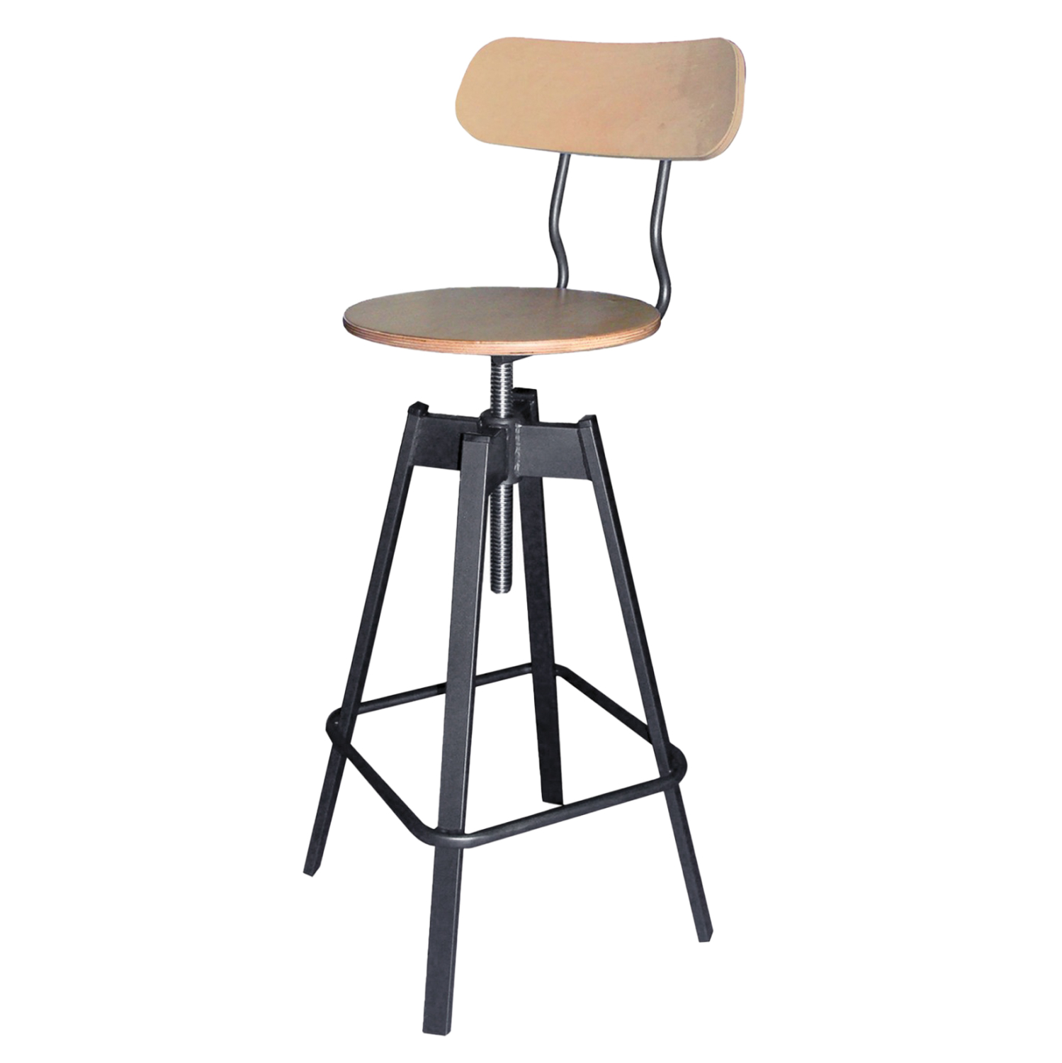 TS375 ΣΚΑΜΠΩ ΜΕΤΑΛΛΙΚΟ ΑΝΘΡΑΚΙ ΜΕ ΦΥΣΙΚΟ TS375 42X49X113 εκ. - Image 1