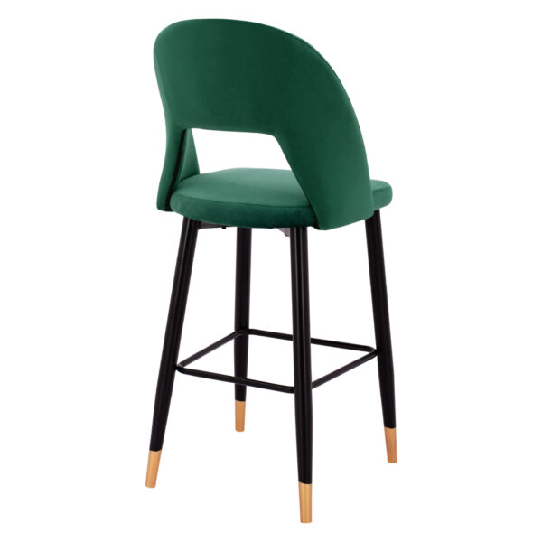 ΣΚΑΜΠΟ ΜΠΑΡ HARPER HM8526.03 ΒΕΛΟΥΔΟ ΚΥΠΑΡΙΣΣΙ ΜΕ ΜΕΤΑΛΛΙΚΟ ΣΚΕΛΕΤΟ 50x51x111Y εκ. - Image 5