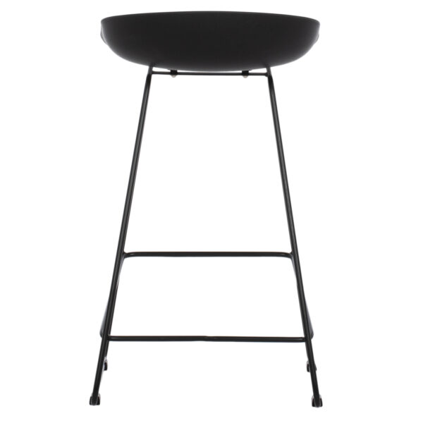 ΣΚΑΜΠΟ ΜΠΑΡ NAILA HM9299.02 ΜΑΥΡΟ ΜΕΣΑΙΟΥ ΥΨΟΥΣ 44x44x74Yεκ. - Image 6
