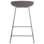 ΣΚΑΜΠΟ ΜΠΑΡ NAILA HM9299.10 ΓΚΡΙ ΜΕΣΑΙΟΥ ΥΨΟΥΣ 44x44x74Yεκ. - Image 6