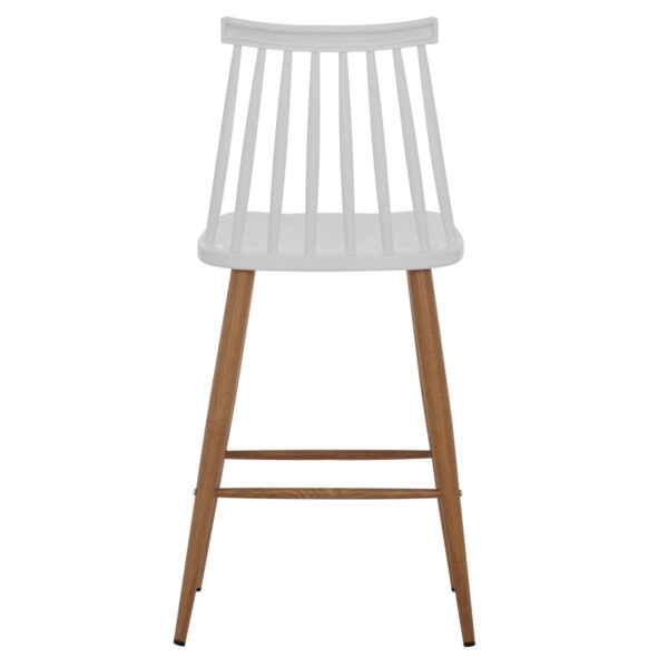 ΣΚΑΜΠΟ ΜΠΑΡ VANESSA HM9300.01 ΛΕΥΚΟ ΜΕΣΑΙΟΥ ΥΨΟΥΣ 43x45x97Υεκ. - Image 6