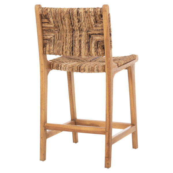 ΣΚΑΜΠΟ ΜΠΑΡ WALTER HM9842 ΞΥΛO TEAK ΣΕ ΦΥΣΙΚΟ-ΨΑΘΑ 46x55x96Υεκ. - Image 5