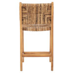 ΣΚΑΜΠΟ ΜΠΑΡ WALTER HM9842 ΞΥΛO TEAK ΣΕ ΦΥΣΙΚΟ-ΨΑΘΑ 46x55x96Υεκ. - Image 6