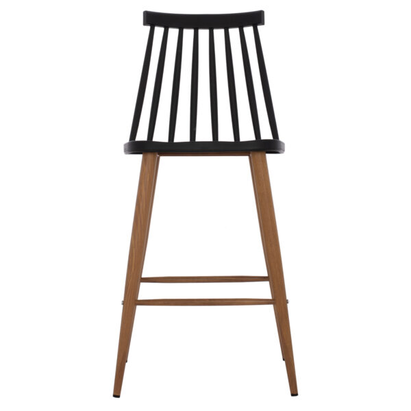 ΣΚΑΜΠΟ ΜΠΑΡ VANESSA ΜΑΥΡΟ ΜΕΣΑΙΟΥ ΥΨΟΥΣ HM9300.02  43x45x97Υεκ. - Image 3
