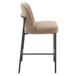 ΣΚΑΜΠΟ ΜΠΑΡ ΜΕΣ.ΥΨΟΥΣ MANIDO HM18427.02 TAUPE ΥΦΑΣΜΑ-ΜΕΤΑΛ.ΜΑΥΡΟΣ ΣΚΕΛΕΤΟΣ 47x54x94Υεκ - Image 4