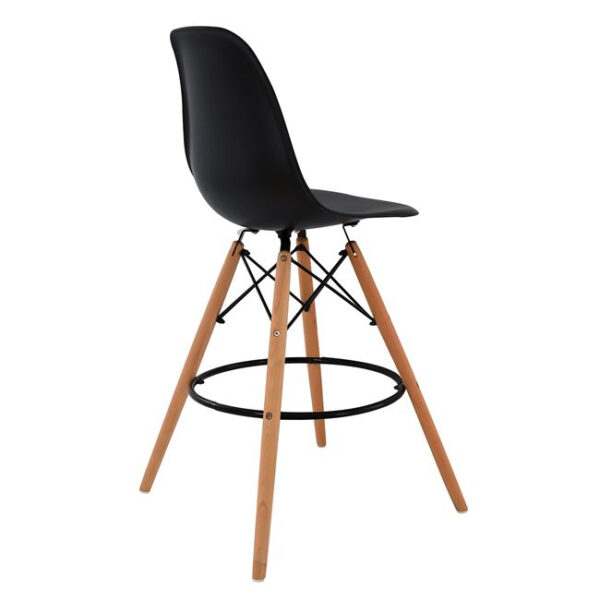 ΣΚΑΜΠΟ ΜΠΑΡ RENATA HM0173.02 ΜΑΥΡΟ 47x50x108Υ εκ. - Image 4