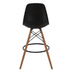 ΣΚΑΜΠΟ ΜΠΑΡ RENATA HM0173.02 ΜΑΥΡΟ 47x50x108Υ εκ. - Image 5